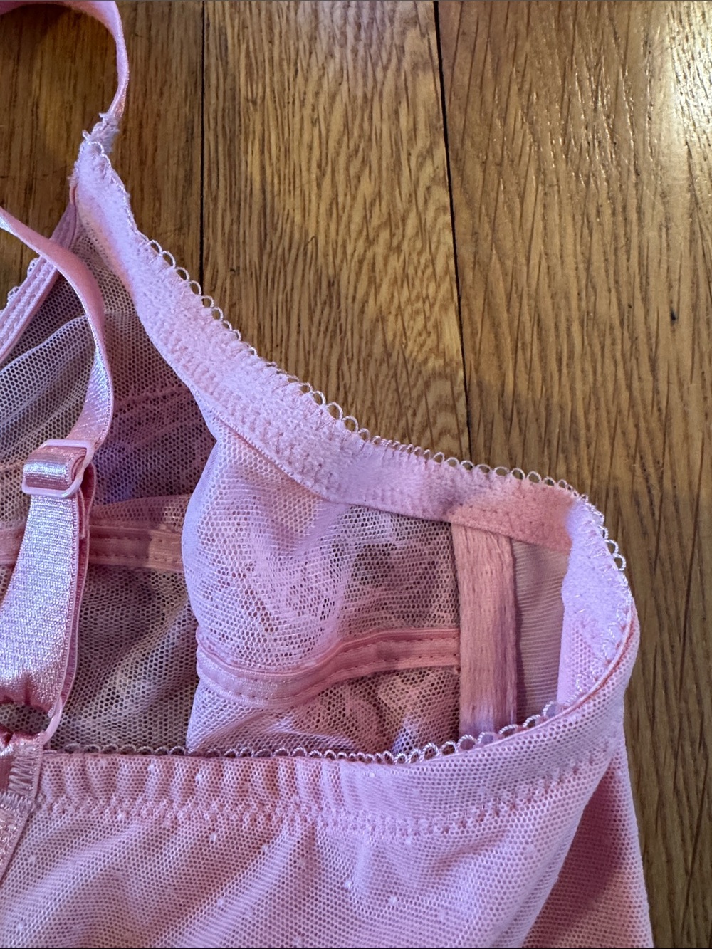 🐷 Wacoal Retro Chic Unlined Underwire Bra - Bridal Rose - Picture 10 of 14